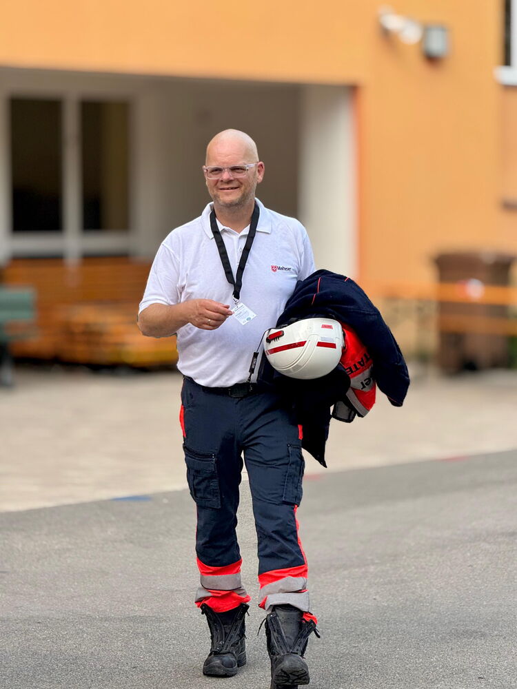 Holger Neuner im Einsatz